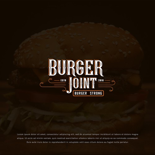 Logo design concept for Burger Joint