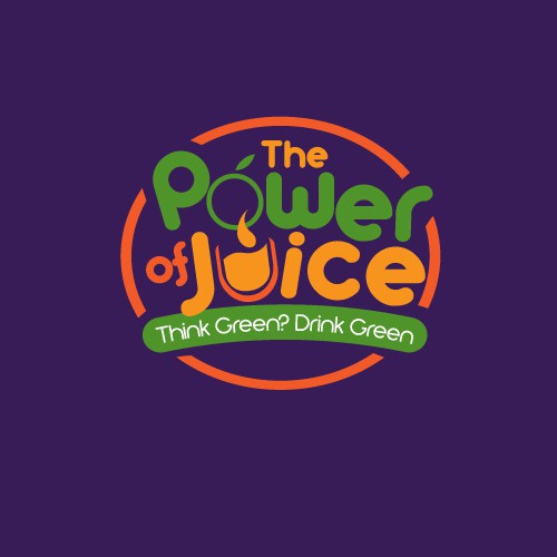 Create a powerful eye-grabbing organic juice logo