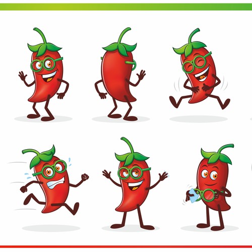 Chili Pepper Mascot