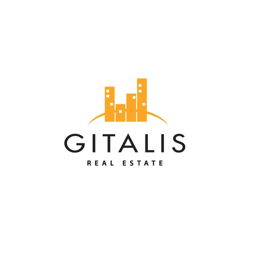 Clean Logo For Gitalis Real estate