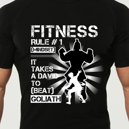 Fitness Tshirt - David&Goliath