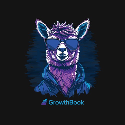 "Hipster Lama" Growth Book T-Shirt