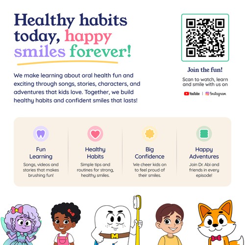 Poster Design for a Kids Pediatric Dental 
