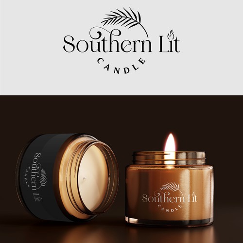 Southern Lit Candle