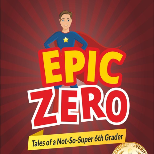 Cover for an Award-Winning Kid's Superhero Book