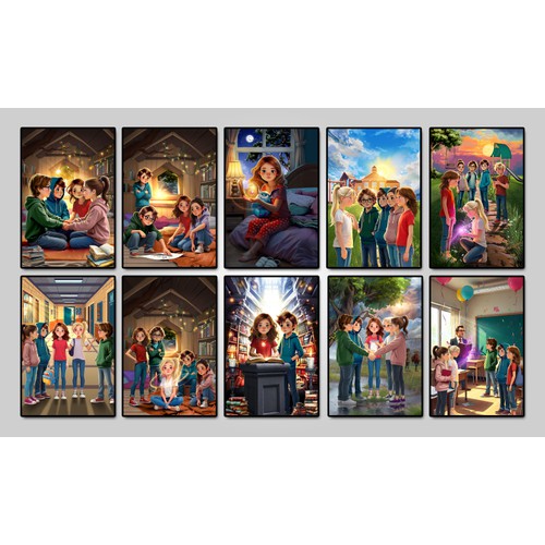 Interior Illustrations for Josi the Vampire Girl Book 3