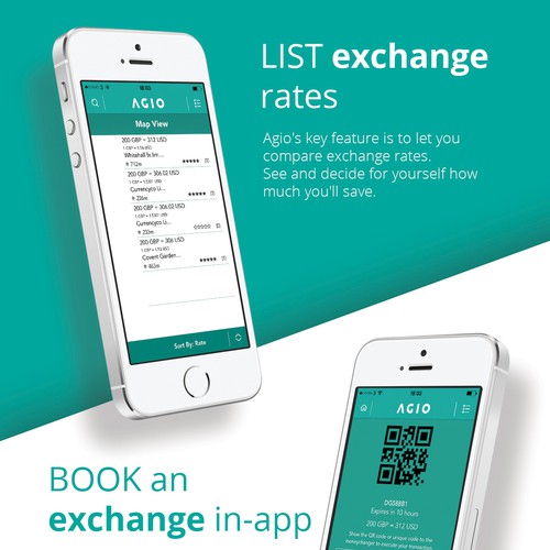 Leaflet for brand-new currency exchange app