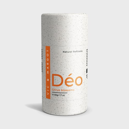 Natural Deodorant refillable Tube