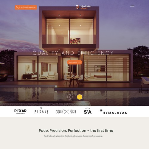 House Renovation Landing Page