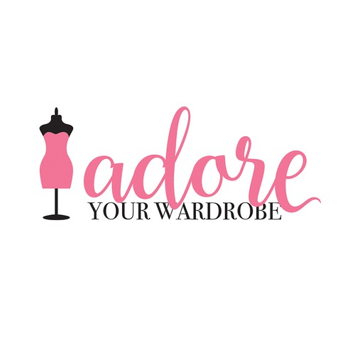 Adore Your Wardrobe Logo Design Concept