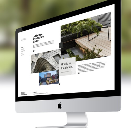 Website Design for high-end Architectural Firm 