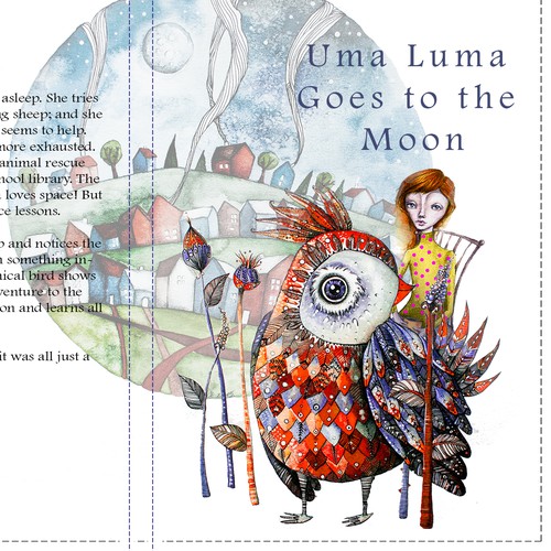 Book Cover: Uma Luma Goes to the Moon!