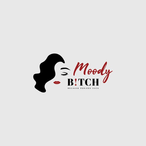 Funky and edgy logo for Moody B!tch