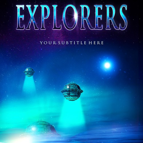 Explorers - Sci Fi book cover premade