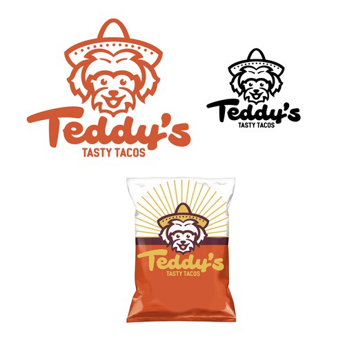 Teddy's Tasty Tacos Logo