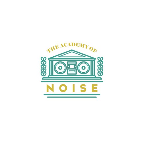 Logo concept for the academy of noise