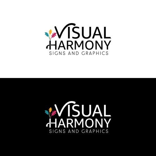 Visual Harmony Logo Design