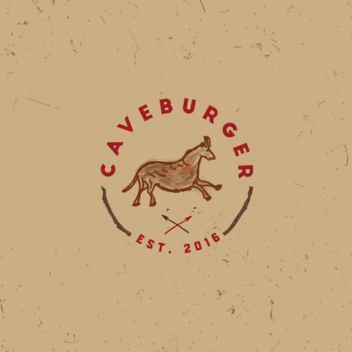 Logo for burger fast food
