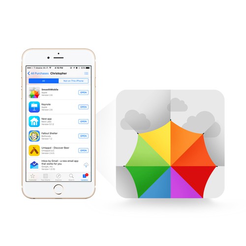 Icon for a color editing photo app