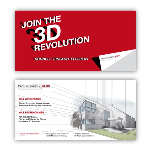  Brochure for a 3d company