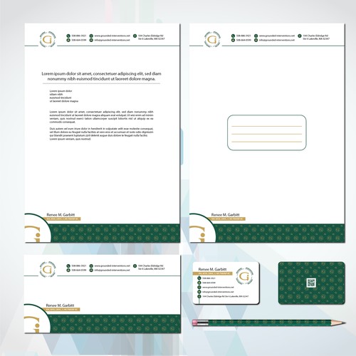 Stationery Design Grounded Interventions Psychiatric and Wellness