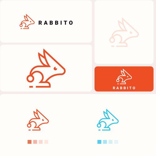 design flat minimal logo with corporate brand identity