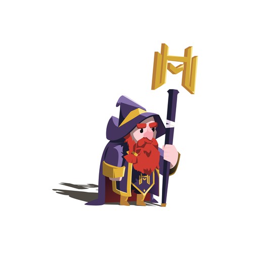 Wizard Mascot for Market Hero