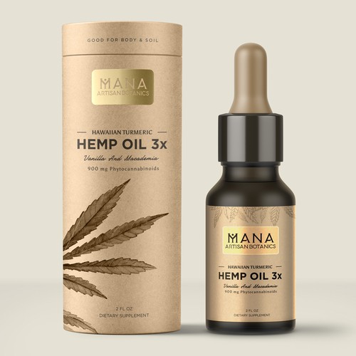 Hawaiian hemp wellness company needs beautiful, clean product labels