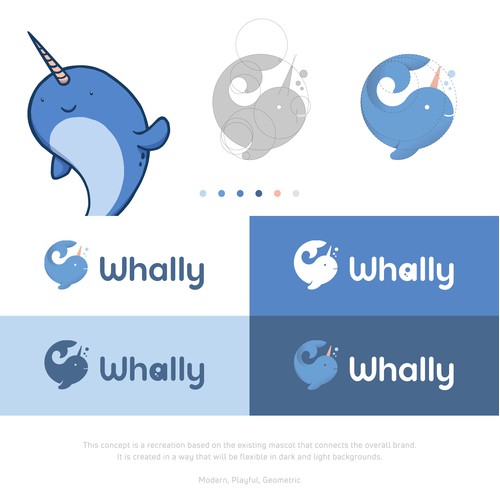 Whally Logo Design