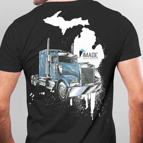 Truck t-shirt design