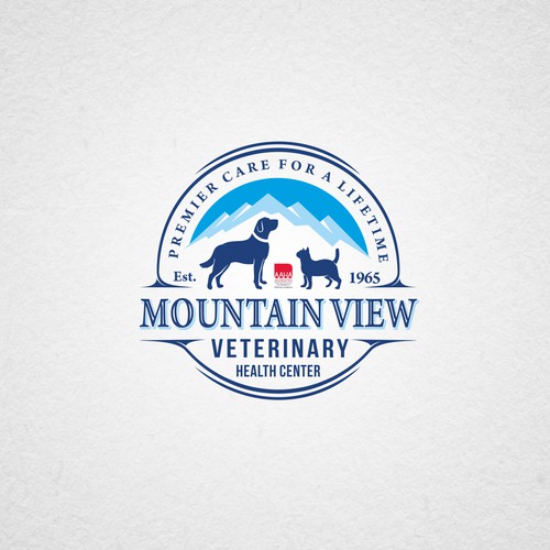 sophisticated and caring logo for a veterinary hospital