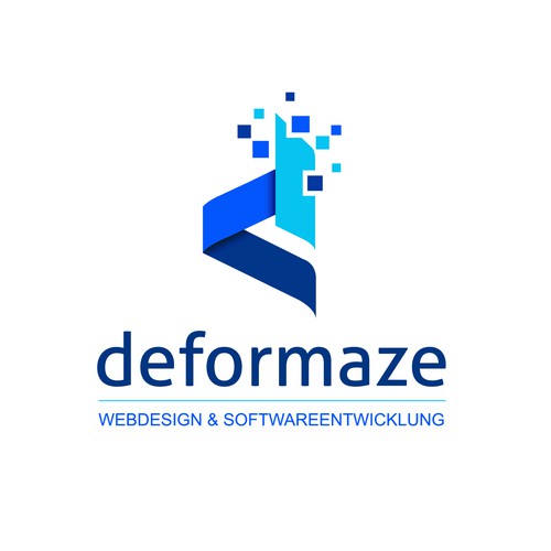 Deformaze logo design