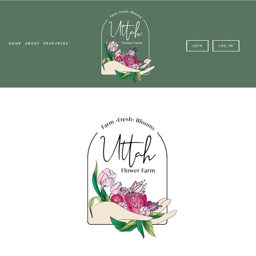 Flower Shop Logo Design