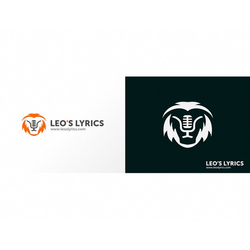 Leo's Lyrics Logo Design