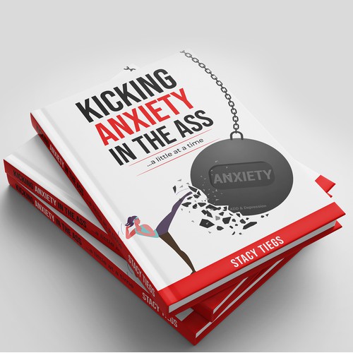 Book cover about beating anxiety