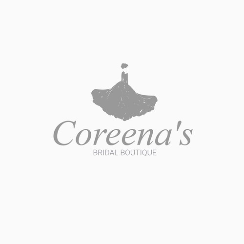 boutique logo with silhouette