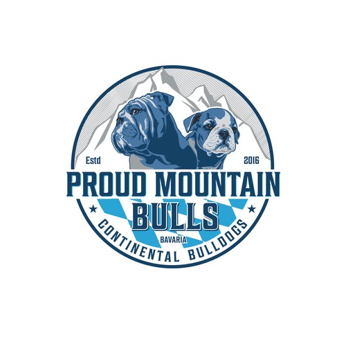 Logo concept for Proud Mountain Bulls