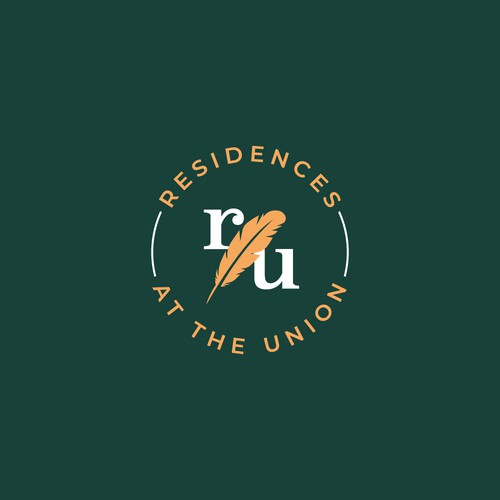 Finalist logo design for Residence at The Union contest.