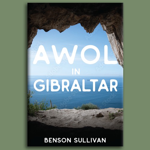 Mysterious cover for adventure novel