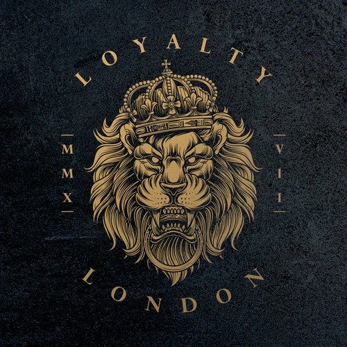 Luxury Lion Logo for Loyalty London Clothing Brand