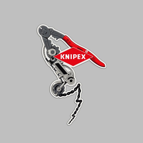 Mechanical Knipex Pliers Sticker Design