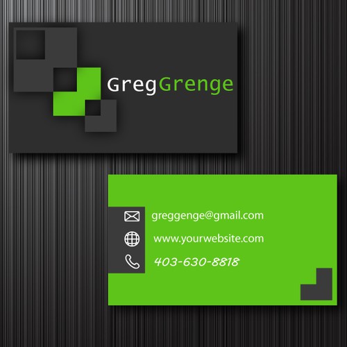 Business Card design for Double G Consulting