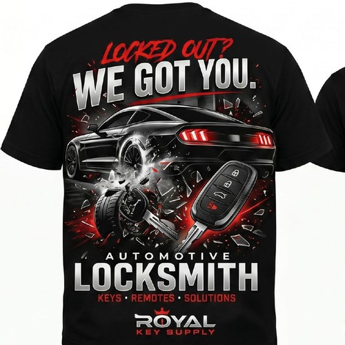 Locksmith T shirt designs