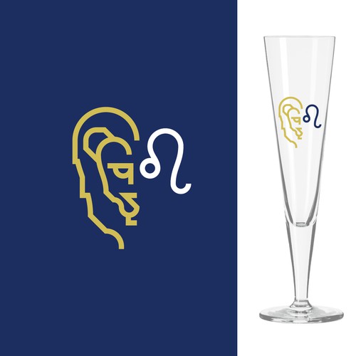 Illustration for drinking glasses for astrology fans – star signs inspired