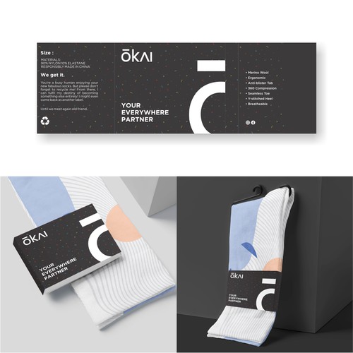 Socks Lable design