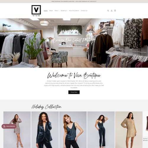 Boutique Store Shopify Website