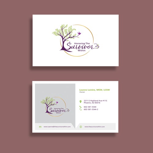 business card design