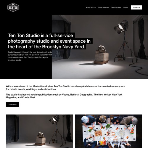 Ten Ton Studio | Squarespace Website Design & Build