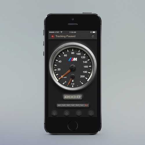 BMW M Power Speedometer APP Design