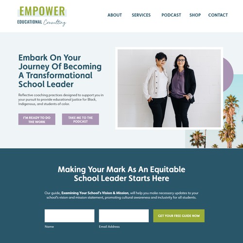 Consulting Website Design